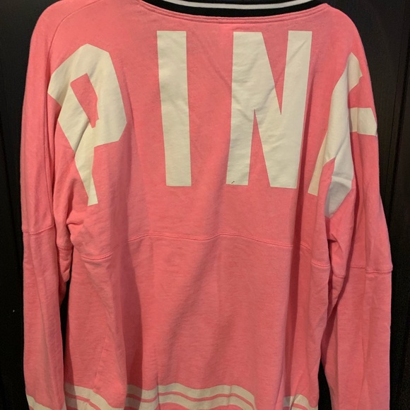 Pink Victoria’s Secret long sleeve sweater - Picture 2 of 3
